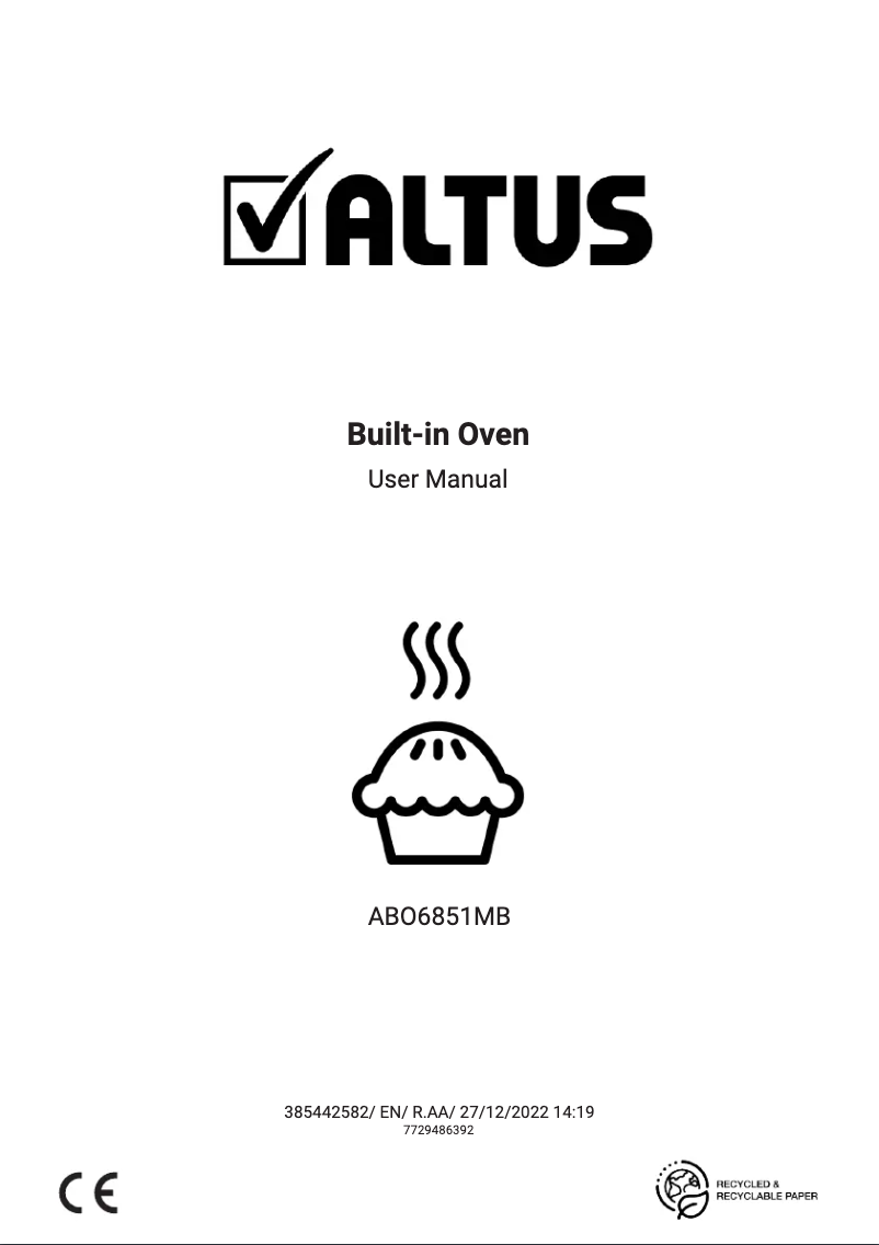 Página 1 del manual Manual de usuario Altus ABO6851MB