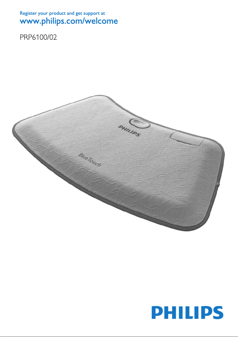 Page 1 de la notice Manuel utilisateur Philips BlueTouch PRP6100