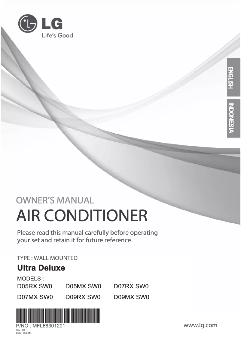 Page 1 of the manual User Manual LG D05RX