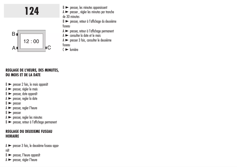 Page 1 de la notice Manuel utilisateur Tekday 653033