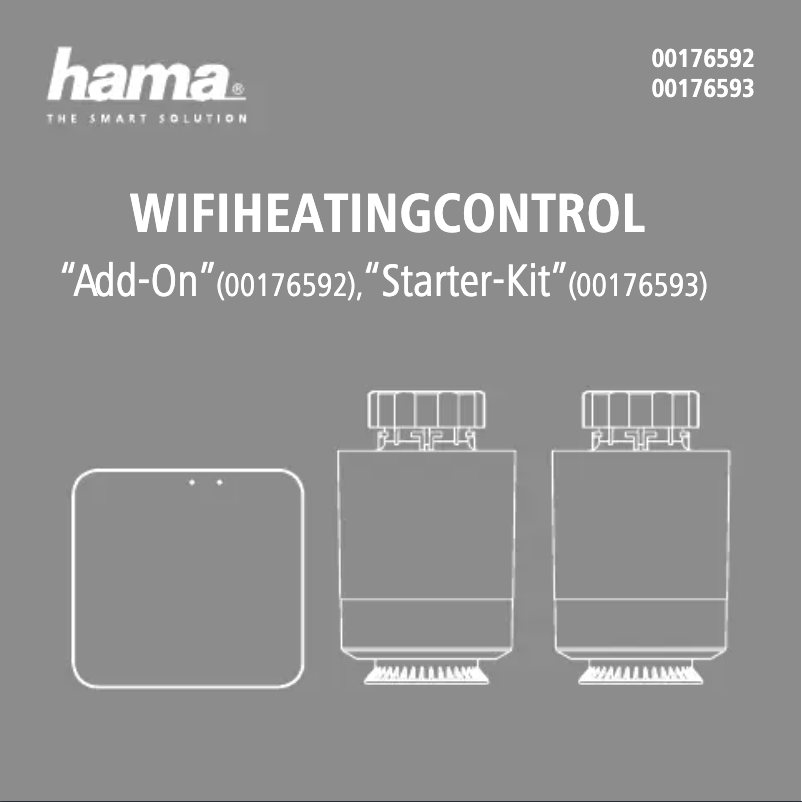 Page 1 de la notice Guide de démarrage rapide Hama 00176592