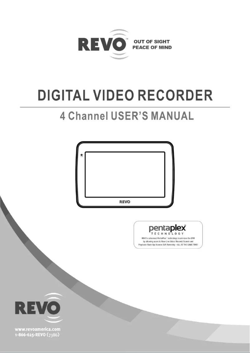 Page 1 de la notice Manuel utilisateur REVO R4D1BB3DCMB-5G