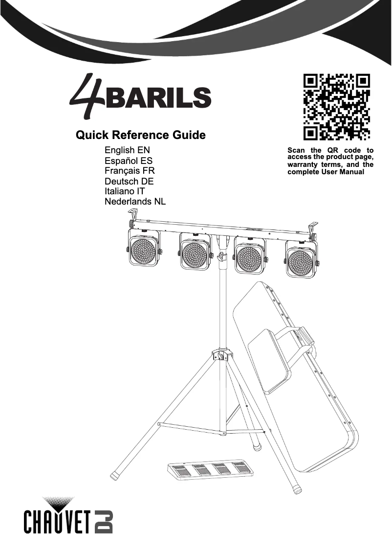 Page 1 de la notice Manuel utilisateur Chauvet 4BAR ILS