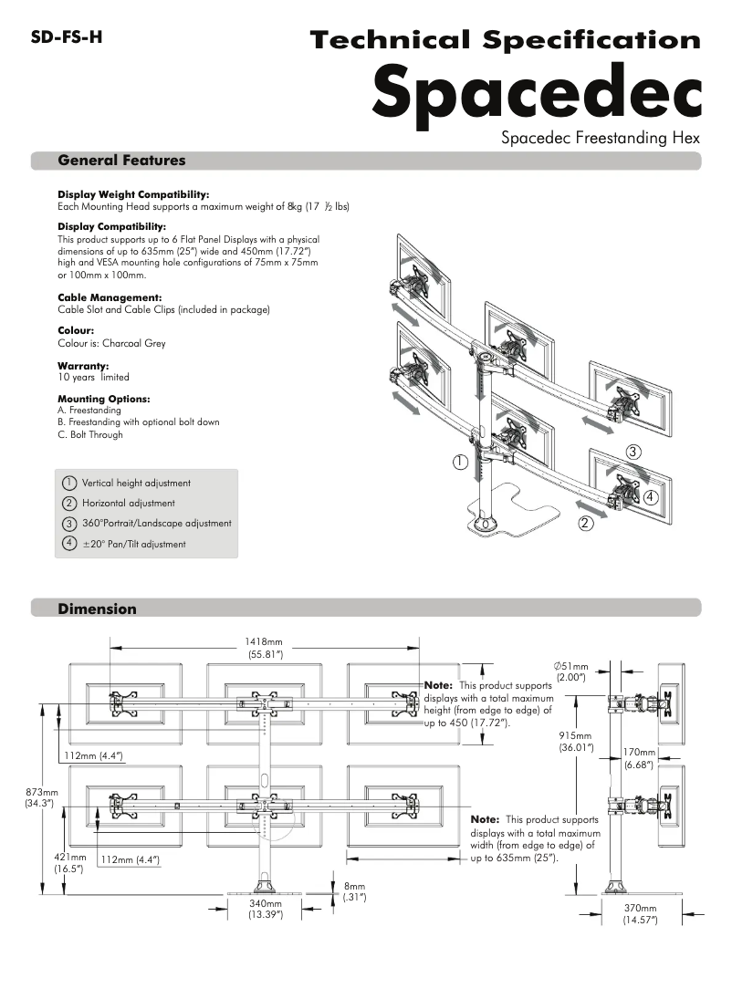 Página 1 del manual Manual de usuario Atdec SD-FS-H