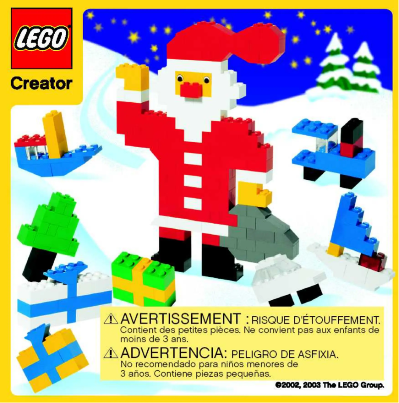 Page 1 de la notice Manuel utilisateur Lego Creator 4028