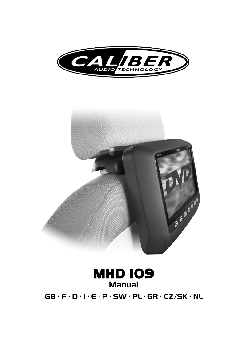 Page 1 de la notice Manuel utilisateur Caliber MHD109