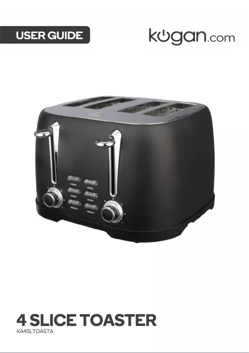 Page 1 of the manual User Manual Kogan KA4SLTOASTA