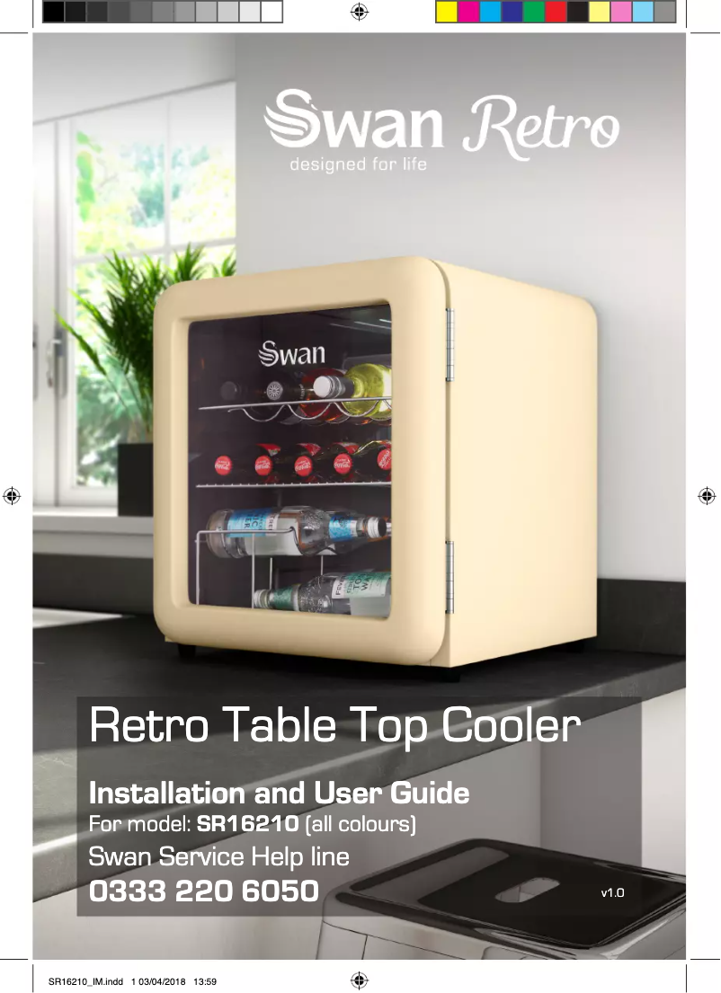 Page 1 de la notice Manuel utilisateur Swan SR16210PN