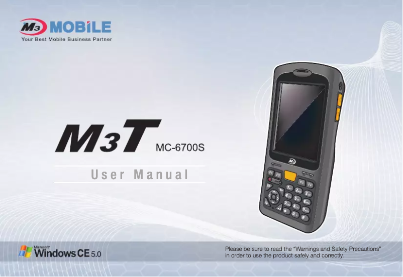 Page 1 of the manual User Manual M3 Mobile T