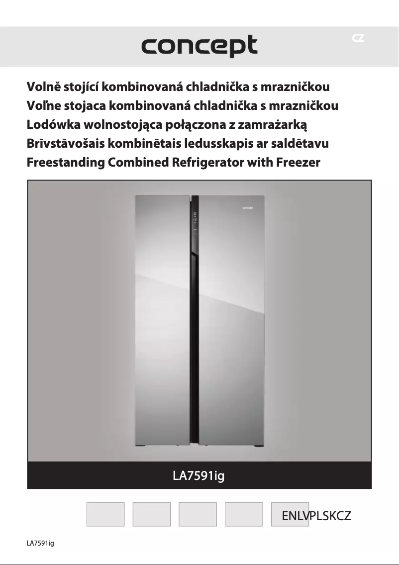 Page 1 de la notice Manuel utilisateur Concept LA7591IG