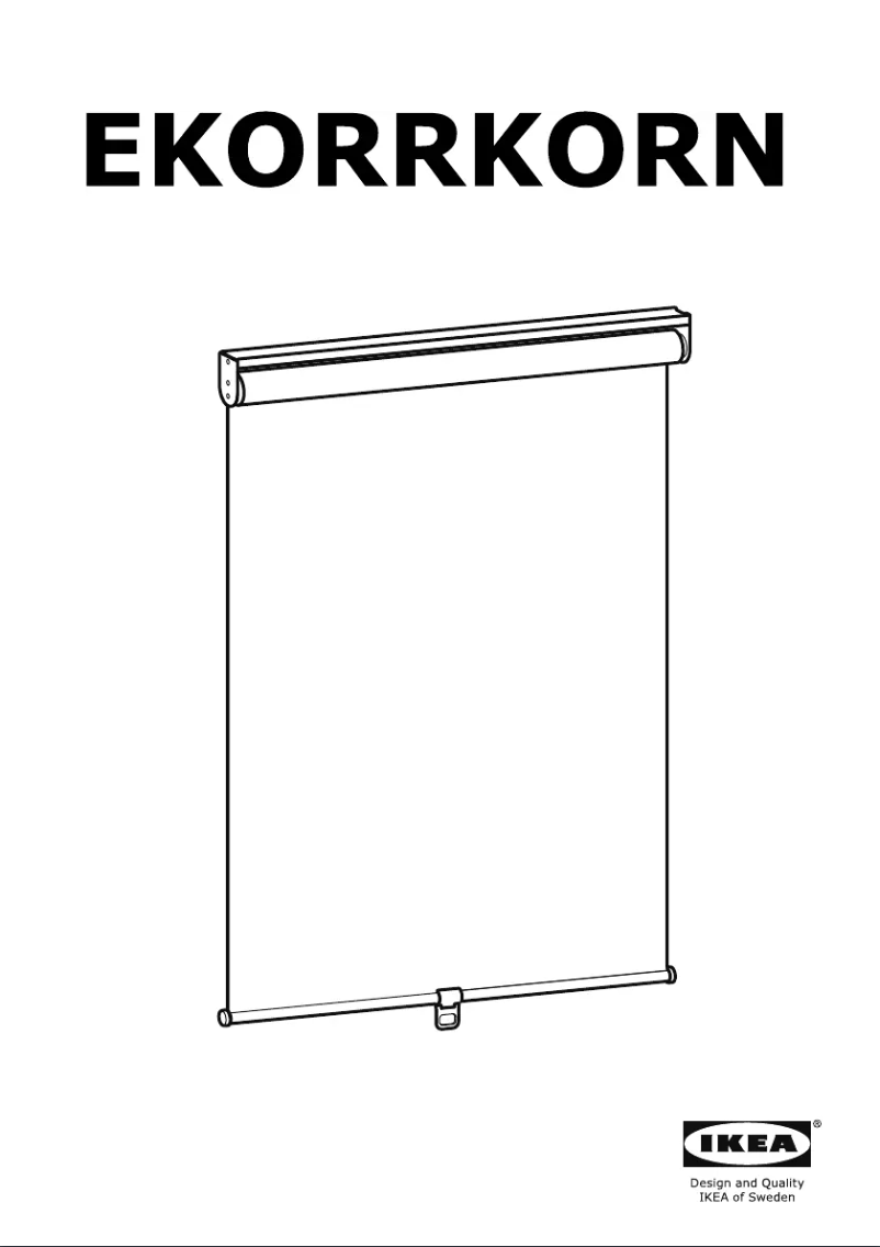 Page 1 de la notice Manuel utilisateur Ikea EKORRKORN
