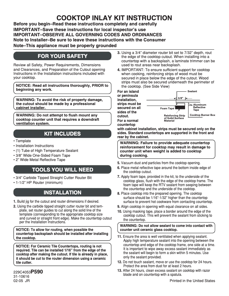 Page n°1 - Manuel utilisateur GE JXFLM2CC