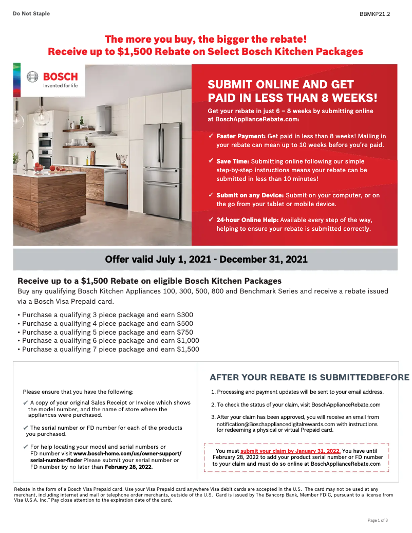 Page 1 of the manual Instruction Manual Bosch HDS8055U