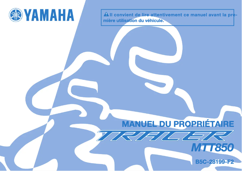 Page 1 de la notice Manuel utilisateur Yamaha TRACER 9 (2020)
