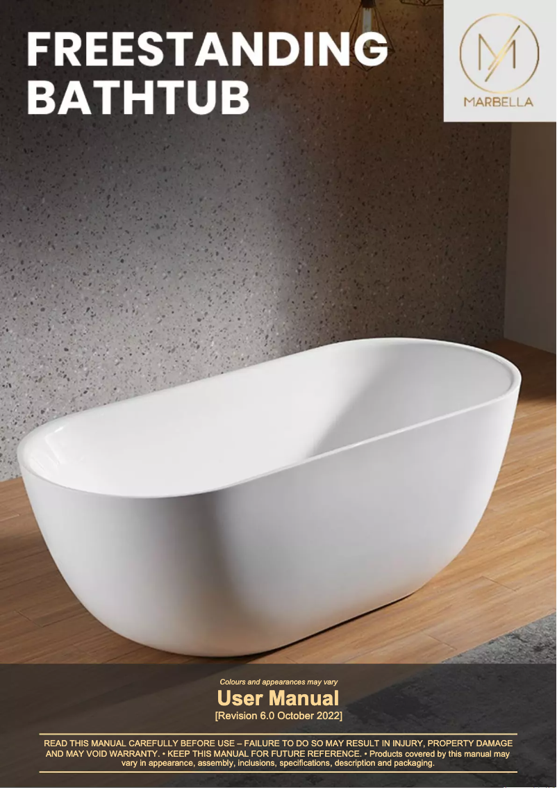 Page 1 of the manual User Manual Marbella MF62B