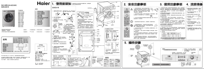 Página 1 del manual Manual de usuario Haier XQG50-B8866