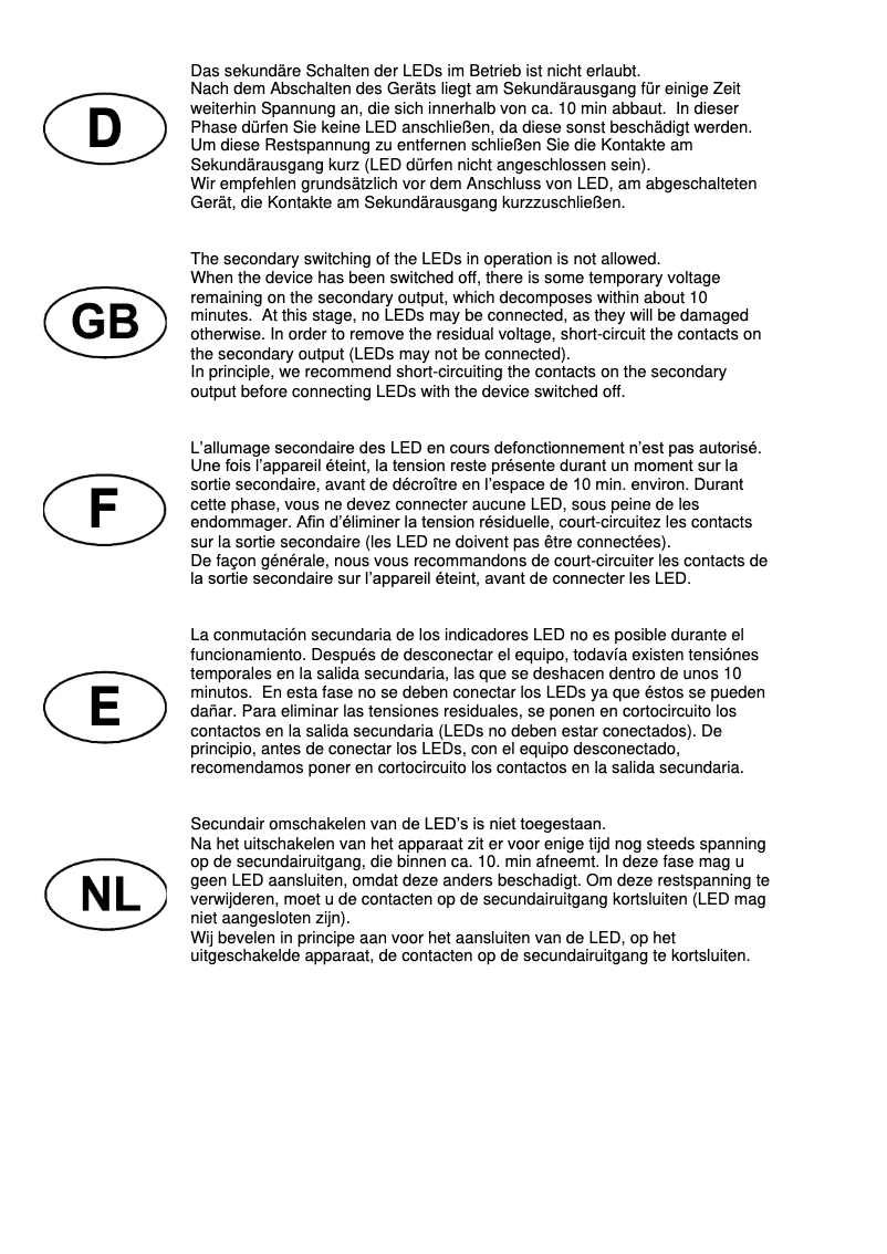 Page 1 de la notice Manuel utilisateur SLV 464402