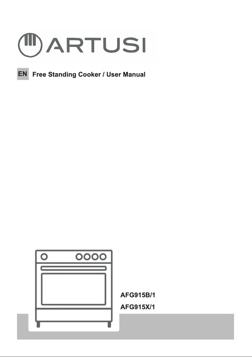 Página 1 del manual Manual de usuario Artusi AFG915B-1