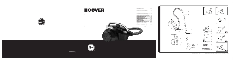 Page 1 de la notice Mode d'emploi Hoover Lander LA71_LA30011