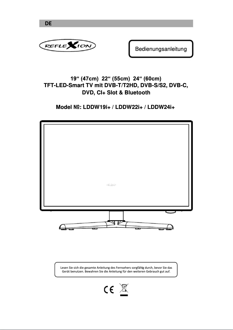 Page 1 of the manual User Manual Reflexion LDDW24i+