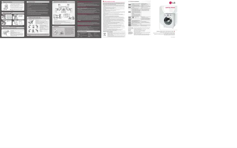 Page 1 of the manual User Manual LG F1003TD