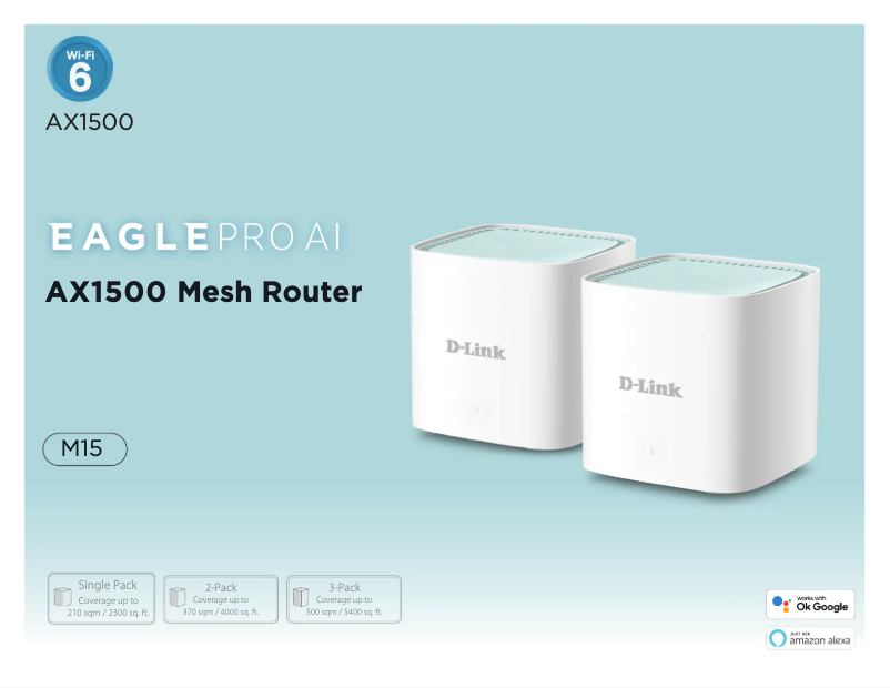 Page 1 de la notice Manuel utilisateur D-Link M15-2