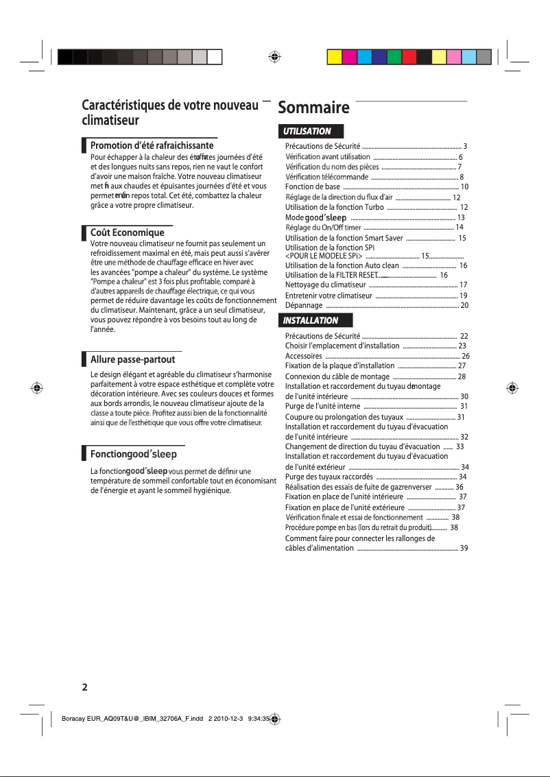 Página 1 del manual Manual de usuario Samsung AS12ESPX
