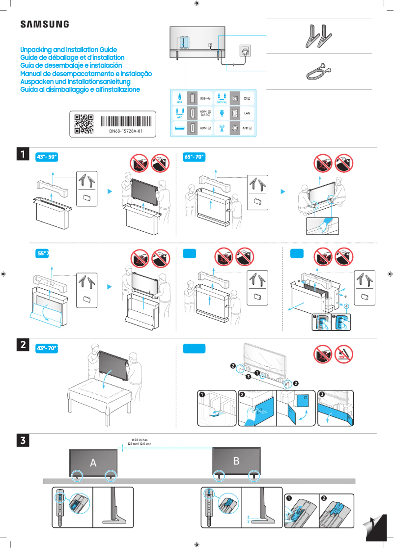 Página 1 del manual Manual de usuario Samsung QN55Q60CAK