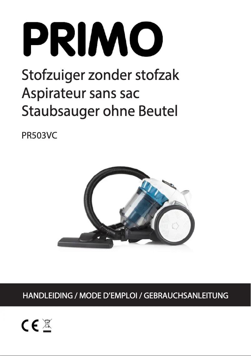 Page 1 de la notice Manuel utilisateur Primo PR503VC