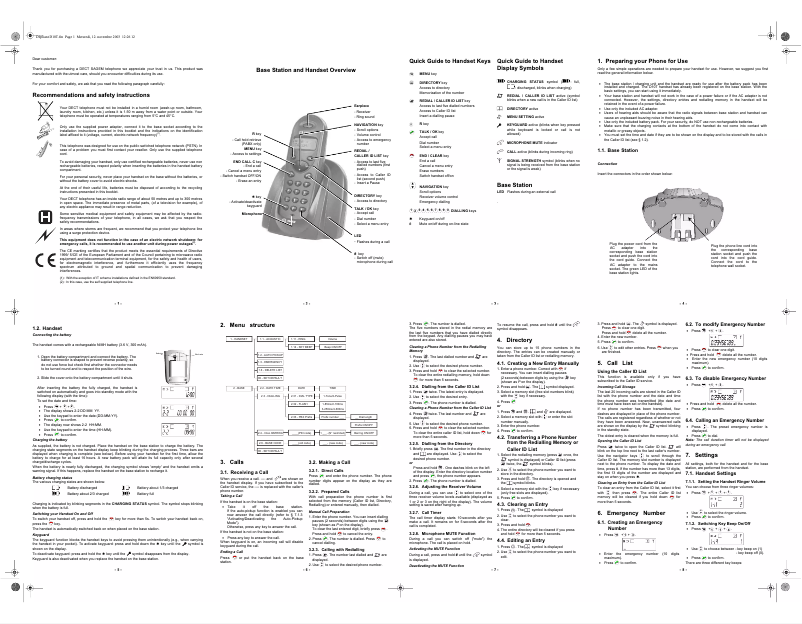 Page 1 de la notice Manuel utilisateur Sagem D10