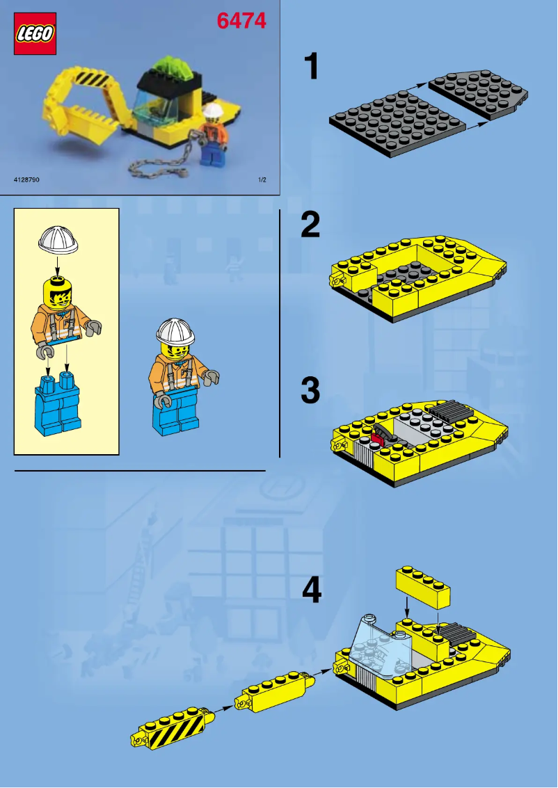 Page 1 de la notice Manuel utilisateur Lego Wheeled Front Shovel