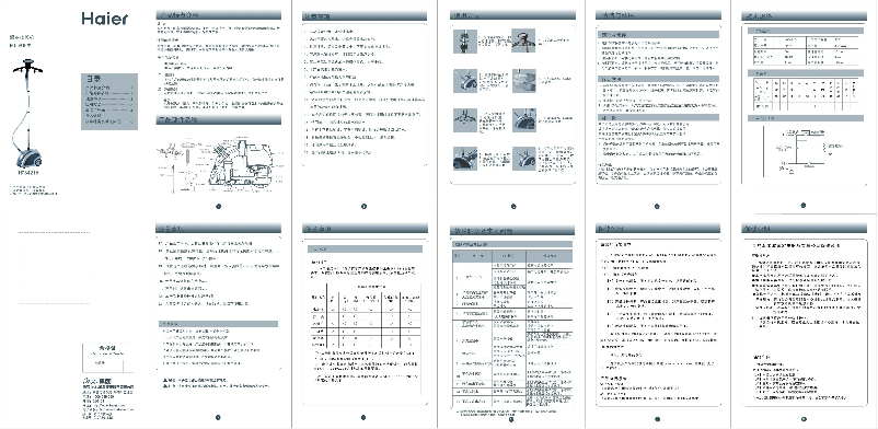 Page 1 de la notice Manuel utilisateur Haier HGS4215
