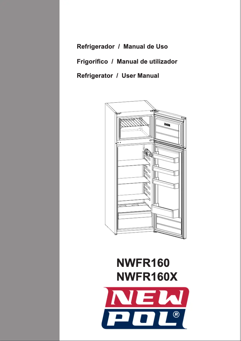 Page 1 of the manual User Manual New Pol NWFR160