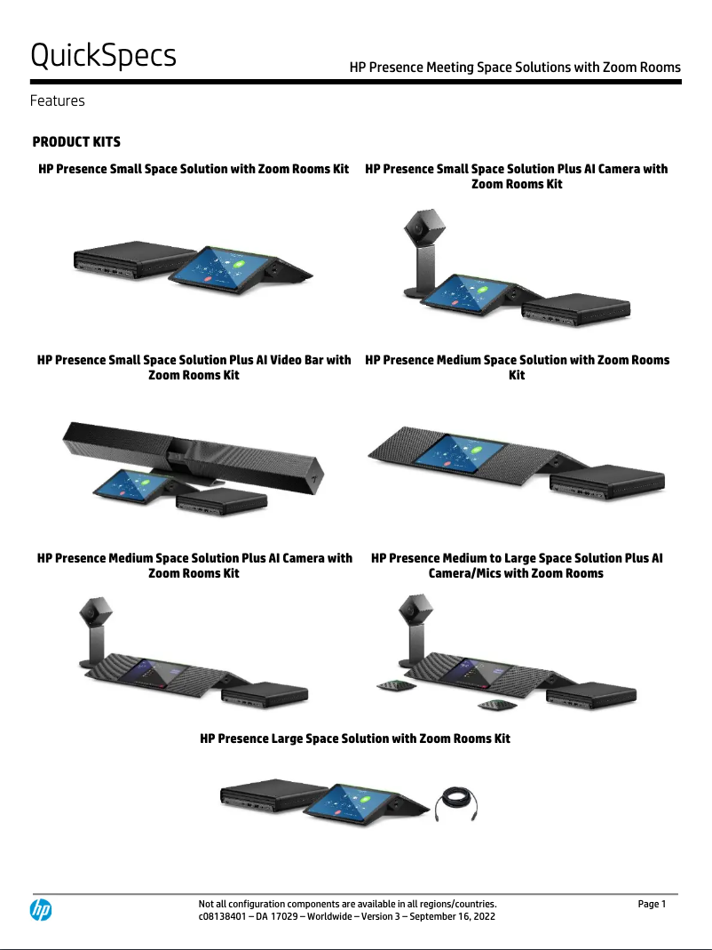 Página 1 del manual Manual de usuario HP Presence