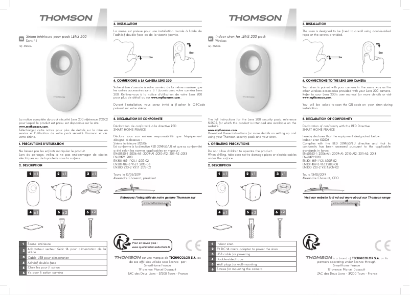 Página 1 del manual Manual de usuario Thomson 512506
