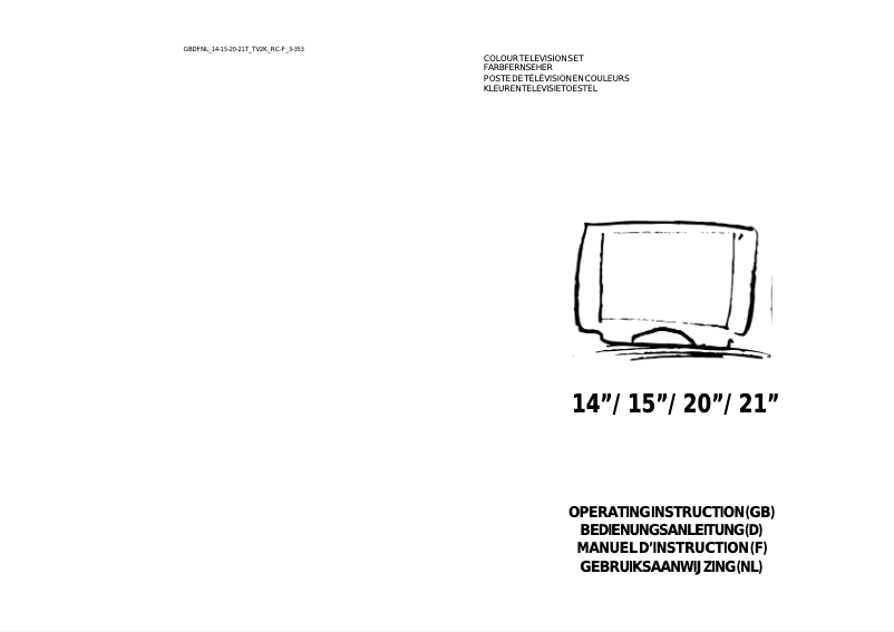 Page 1 de la notice Manuel utilisateur AEG CTV 4800 VT