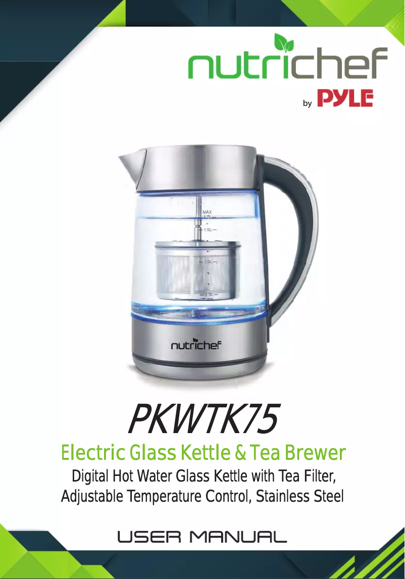 Page 1 de la notice Manuel utilisateur Nutrichef PKWTK75