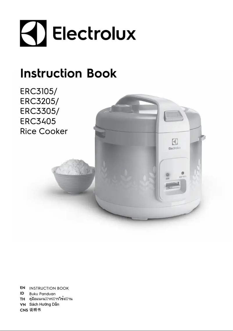 Página 1 del manual Manual de usuario Electrolux ERC3405