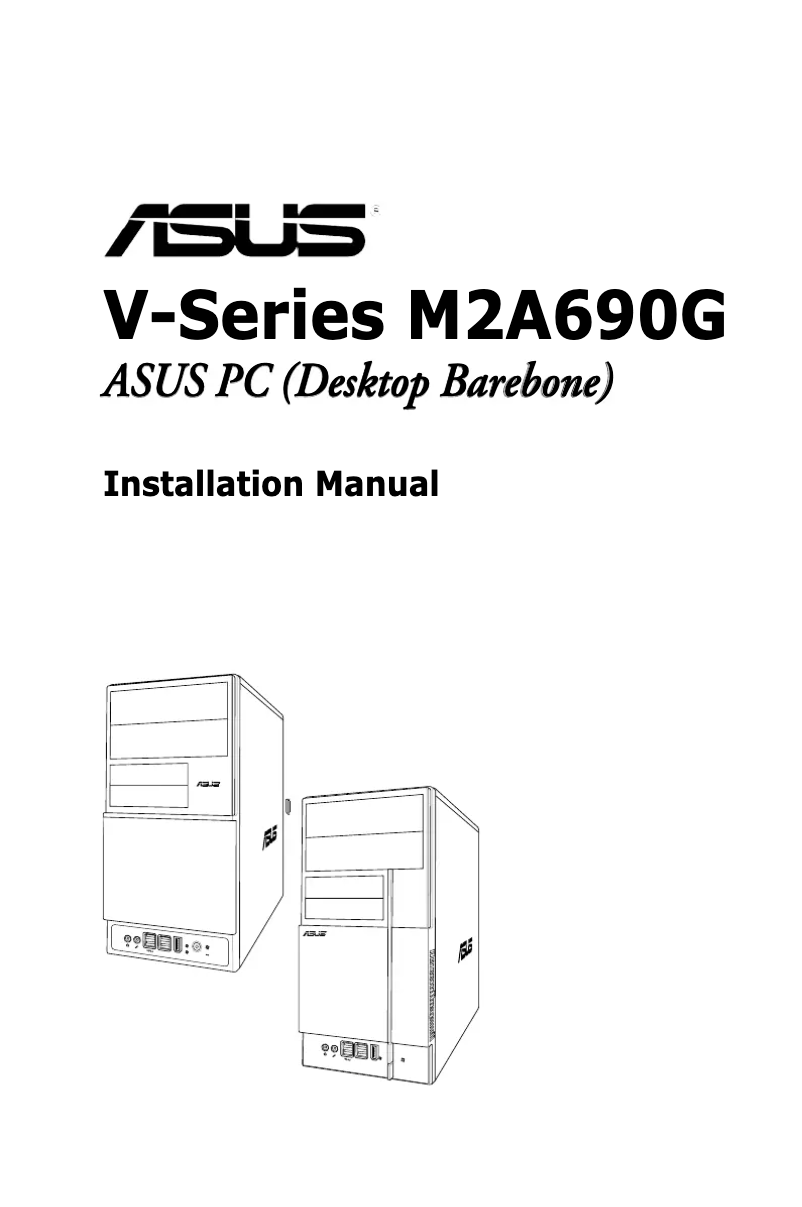 Page 1 of the manual User Manual Asus V3-M2A690G