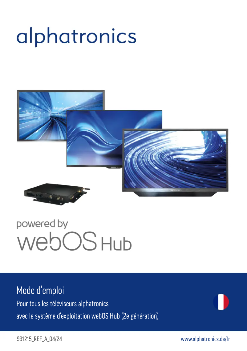 Página 1 del manual Manual de usuario Alphatronics SLA-32W4K