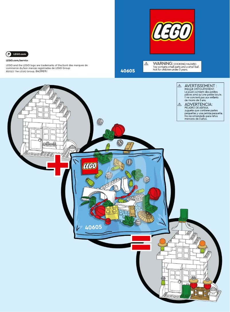 Page 1 de la notice Manuel utilisateur Lego Lunar New Year 40605