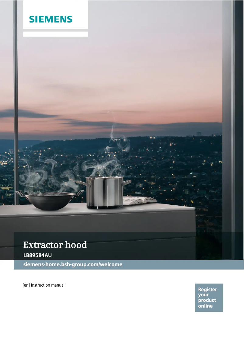 Page 1 de la notice Manuel utilisateur Siemens LB89584AU