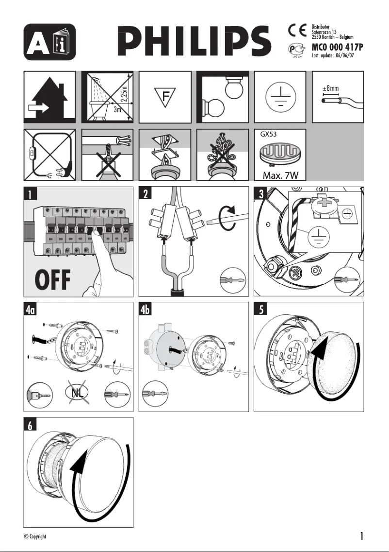 Page 1 de la notice Manuel utilisateur Philips Ecomoods 346161716