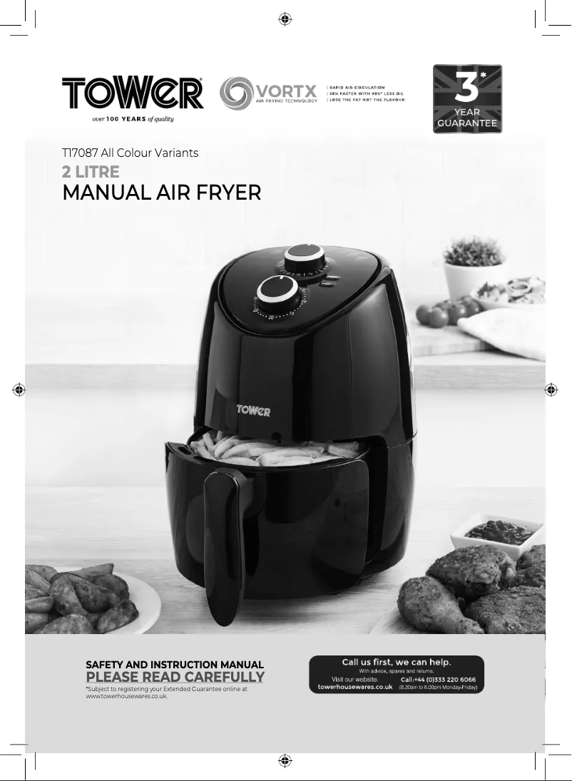 Página 1 del manual Manual de usuario Tower Vortx T17087