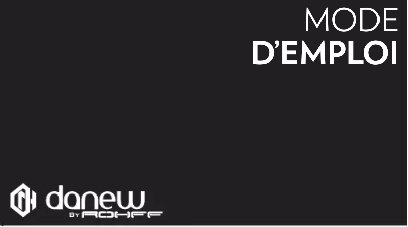 Page 1 de la notice Manuel utilisateur Danew Surnaturel R500