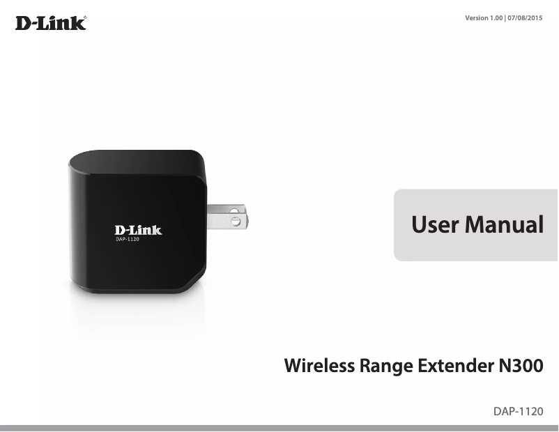 Page 1 of the manual User Manual D-Link DAP-1120