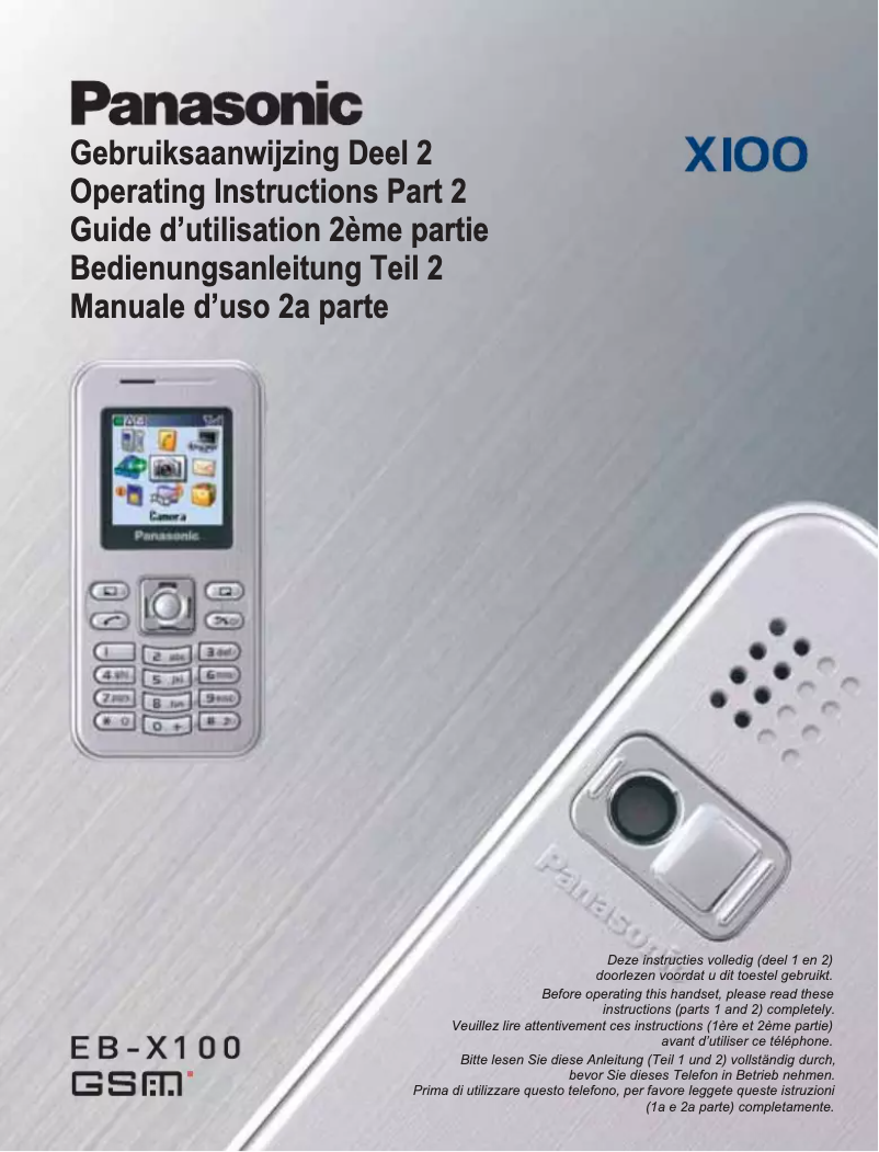 Page 1 de la notice Manuel utilisateur Logitech X100