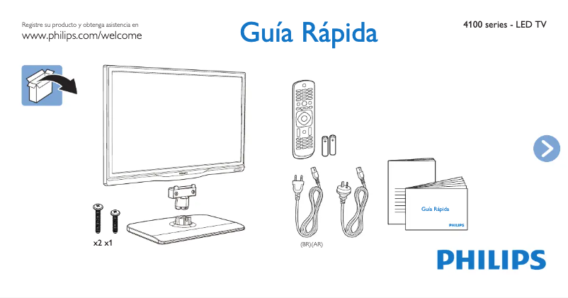Page 1 of the manual User Manual Philips 24PHG4109