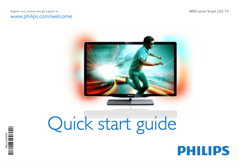 Image de la première page du manuel de l'appareil 42PFL8606D