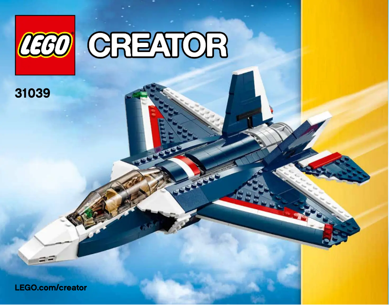 Page 1 de la notice Manuel utilisateur Lego Creator 31039